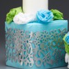 Ribbon Wrapped Candle Centerpiece