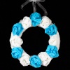 Crepe Paper Wedding Wreaths