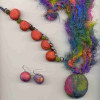 Wet Felted Ball Jewelry