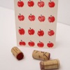 Wine Cork Apple Stamp