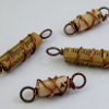 Wire Wrapped Paper Beads