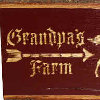 Carved Wood Farm Plaque
