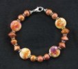 Amber Rose Clay Bracelet