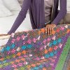 Crocheted Amish QuiltInspired Throw