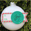 holiday ornament tag