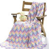 Pastel Ripple Baby Blanket