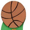 Foam Basketball Spirit Ribbon
