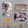 Beach Scrapbook Layout Ideas