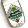 Beaded Christmas Cell Phone