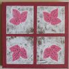 beaded leaf canvas