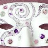 Beaded Mardi Gras Mask
