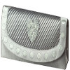 Clutching Silver Heart Clutch