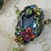 Beautiful Marble Focal Bead Floral Jewelry