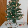 Recycled Bedspring and Spool Tree