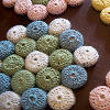 crochet beer coasters