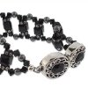 Black Beaded Bracelet