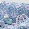 Soft Harlequin Baby Blanket