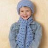 Little Blue Hat and Scarf Set