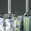 Blue and Silver Candleholders