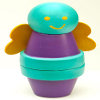 Blue and Purple Smiling Butterfly