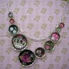 Bottle Cap Mixed Media Necklace