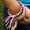 Braided Tee Shirt Bangles