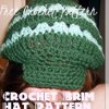 Crocheted Brim Hat