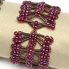Bugle Cluster Beaded Bracelet