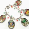 Decoupaged Butterfly Inspiring Charm Bracelet
