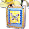 Pretty Butterfly Flower Vase
