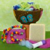 Beautiful Butterfly Bowl and Caterpillar Purse