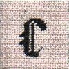 Letter C Needlepoint Stitch