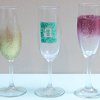 Champagne Shimmer Toasting Glasses