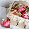 Paper Chocolate Covered Strawberries