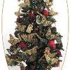 Christmas Tree with Pine Cones and Fabric