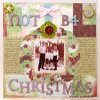 Christmas Wreath Scrapbook Page