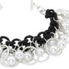 Circles and Pearls Bracelet