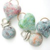 Clear Clay Hearts