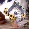 Clay Pot Spring Birdhouse