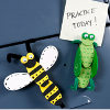 Cute Clothespin Bug Magnets