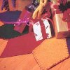 Colorful Felted Tree Skirt