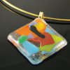 Splash of color pendant