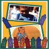 Crayon Kids Scrapbook Page