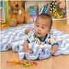 TwoColor Ripple Waves Baby Blanket