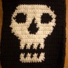 Crochet Skull Tablet Case