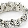 Crystal Memory Wire Bracelet