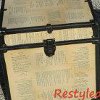 Decoupaged Book Page Trunks
