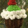 Cupcake Christmas Ornament