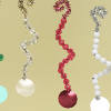 Cute Beaded Icicle Swirls