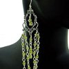 CZ Chain Earrings